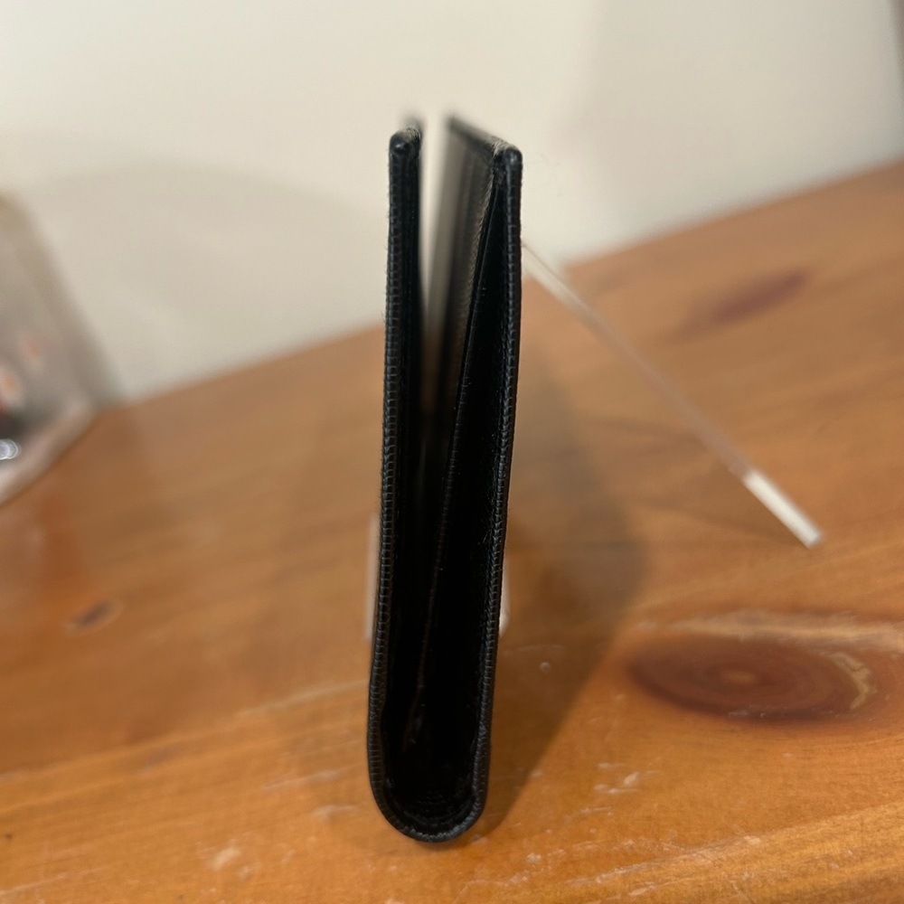 Celine black leather long flap wallet - Picture 6 of 9
